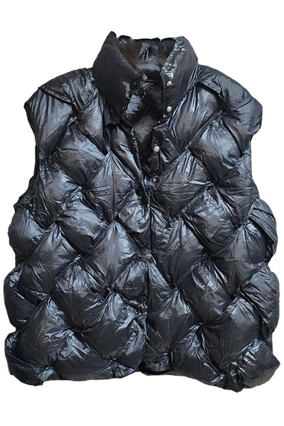 Bucketlist Button-Up Down Puffer Vest