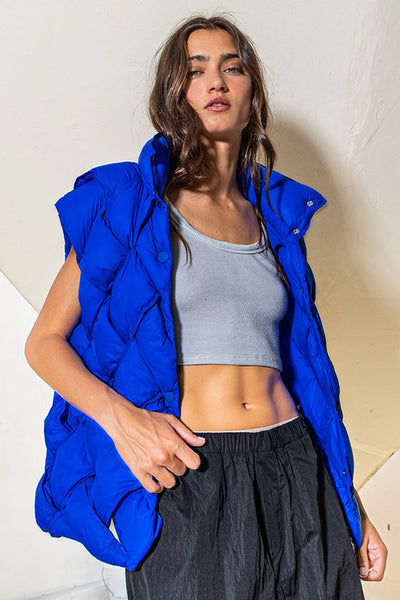 Bucketlist Button-Up Down Puffer Vest