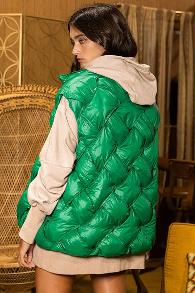 Bucketlist Button-Up Down Puffer Vest