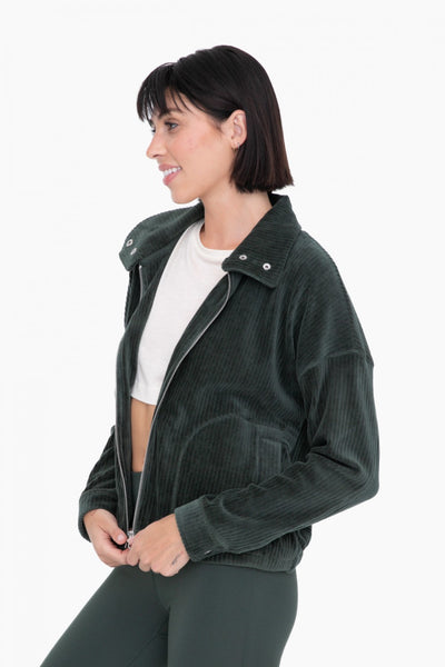 Mono B Corduroy Moto Jacket