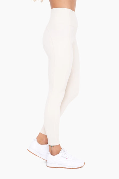 Mono B No Front Seam Lycra-Blend Swoop Leggings