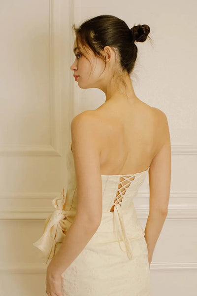 Storia Floral Splotched Embossed Print Strapless Corset Mini Dress Girl Intuitive Storia Floral Splotched Embossed Print Strapless Corset Mini Dress Girl Intuitive