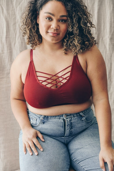 Interwoven Strappy Front Bralette – Girl Intuitive