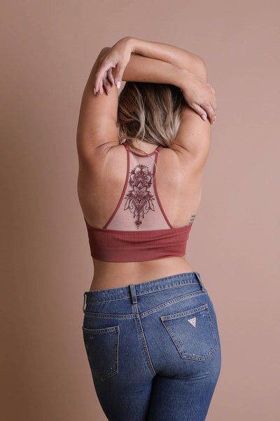 Plus Size Tattoo Back Bralette – Girl Intuitive