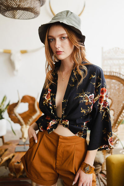 Rose Kimono Blazer – Girl Intuitive
