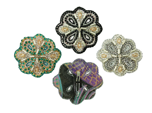 Hair - Beaded Blossom Hair Clip - Girl Intuitive - WorldFinds -