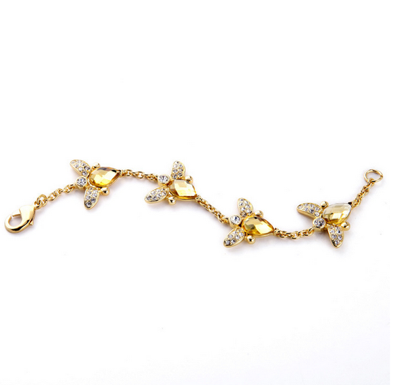 bracelet - Bug-Jeweled Bracelet - Girl Intuitive - Girl Intuitive -