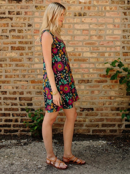 Dresses - Mata Traders Bellini Dress Fuchsia Blue - Girl Intuitive - Mata Traders -