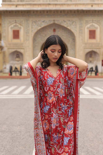 resort kaftan dress Amiya Kaftan Dress for Women | Designer Kaftan Dress