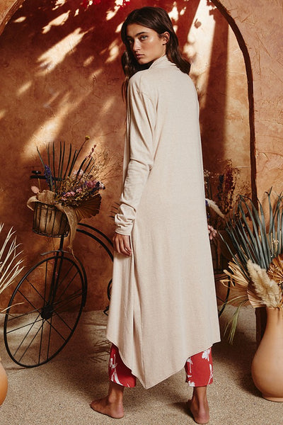 Bucketlist Draped Long Kimono Cardigan