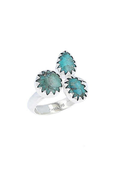 Ring - Chan Luu Turquoise Statement Beam Ring - Girl Intuitive - Chan Luu -
