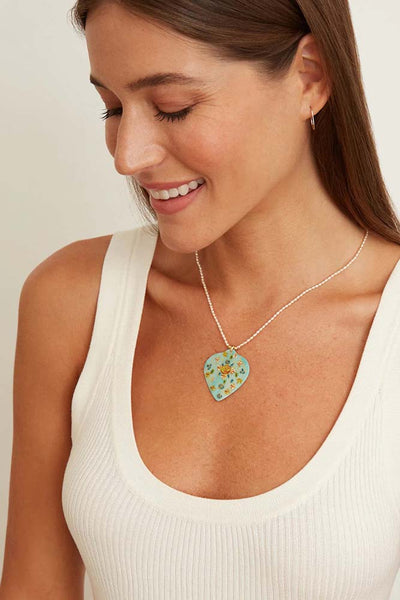 Necklace - Chan Luu Pink Mix Posy Pendant Necklace - Girl Intuitive - Chan Luu -