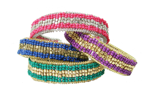 bracelet - Colorful Cuffs in Assorted Colors - Girl Intuitive - WorldFinds -