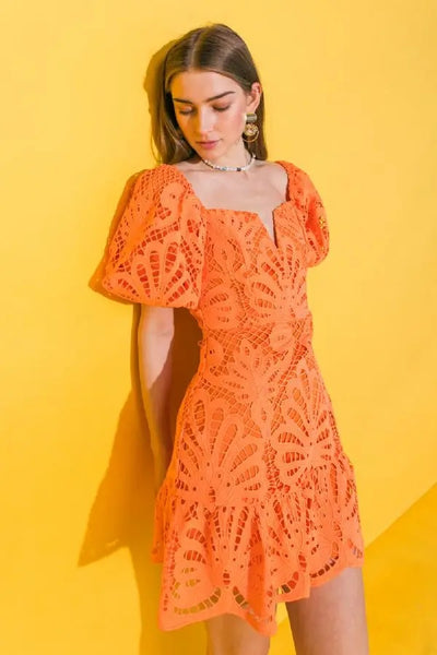 Flying Tomato Lace Mini Dress Flying Tomato Lace Mini Dress