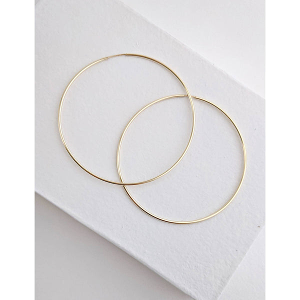 earrings - Gold-Filled Hoops - Girl Intuitive - Nuance Jewelry -