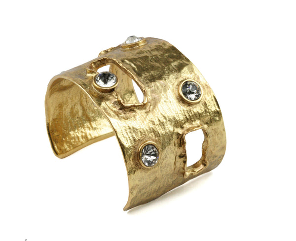 bracelet - Gold Ox Cuff - Girl Intuitive - Karine Sultan -