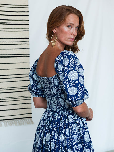 imperial blue dress Imperial Pearls Mini Dress - Blue