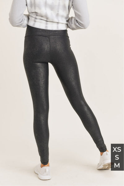 Mono B Crackle Glaze Foil Highwaist Leggings – Girl Intuitive