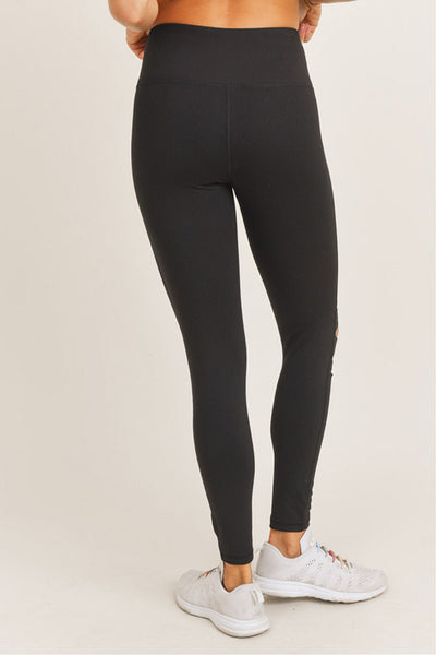 Mono B Laser-Cut Highwaist Leggings – Girl Intuitive