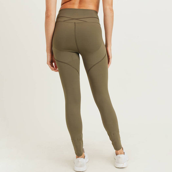 Leggings - Mono B Booty-Pop Highwaist Leggings - Girl Intuitive - Mono B -