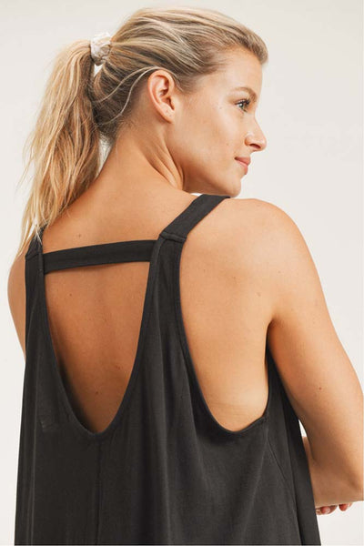 Top - Mono B Strap-Back Sleeveless Flow Top - Girl Intuitive - mo -