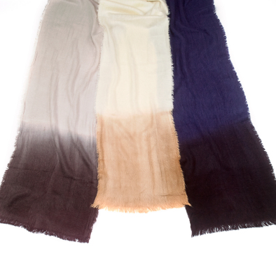 Scarves - Ombre Soft Scarf Navy - Girl Intuitive - Island Imports -
