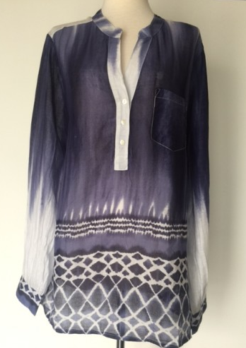 Tunic - Ombre Tunic Top in Navy - Girl Intuitive - Dolma -
