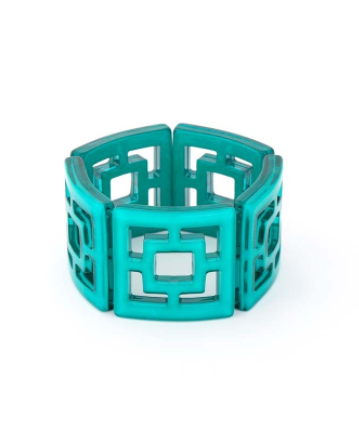 bracelet - Peeking Through Bracelet - Girl Intuitive - Zenzii - Teal