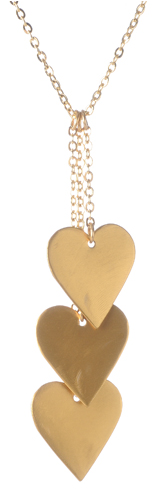 Necklace - Three Times the Love - Girl Intuitive - Jillery -