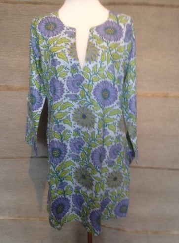 Tunic - Tunic - Lavender Flowers - Girl Intuitive - Dolma -