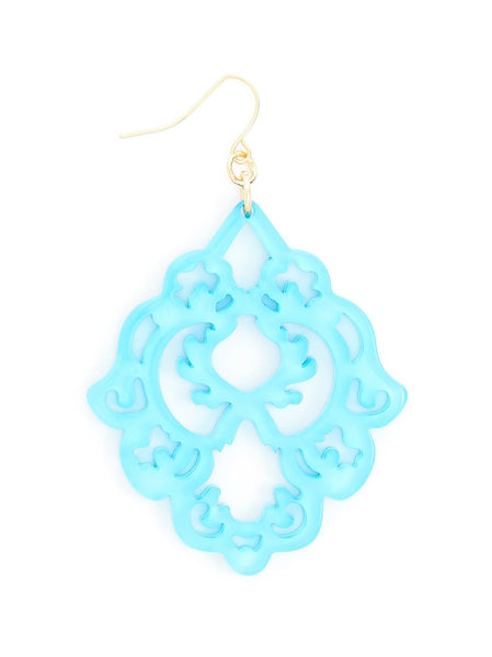 earrings - Scroll Resin Earrings - Girl Intuitive - Zenzii -