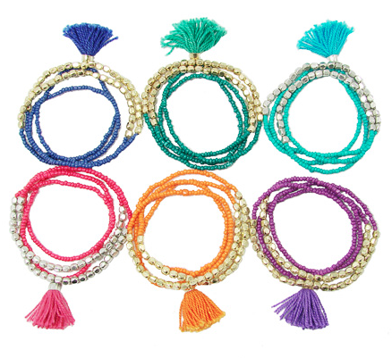 bracelet - Tassle Bracelet or Necklace - Girl Intuitive - WorldFinds -