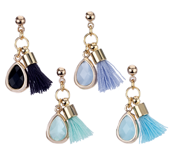 earrings - Tassel Drop Earrings - Girl Intuitive - Island Imports -