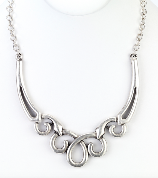 Necklace - Tattoo Swirl Necklace - Girl Intuitive - Island Imports -