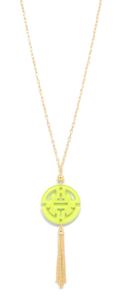 Necklace - Travel Tassel Long Necklace - Girl Intuitive - Zenzii -