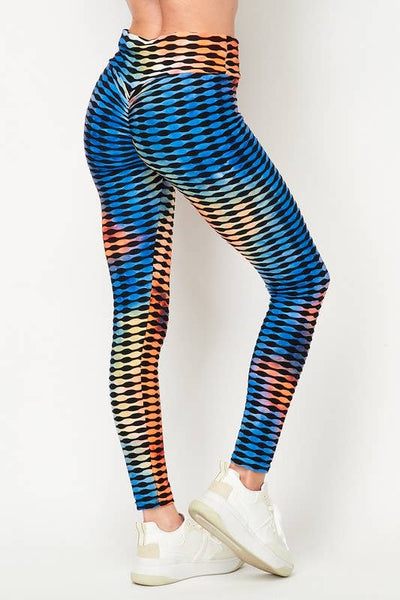 Leggings - Tie-Dye Brazilian Butt Lifting Leggings - Girl Intuitive - Snob Apparel -