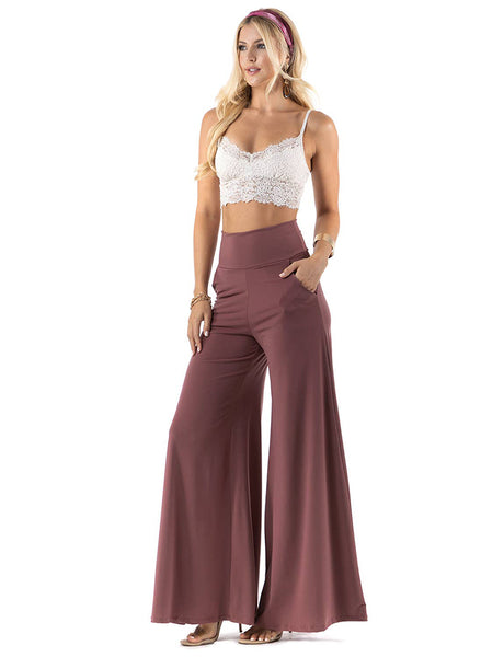 Pants - Urban X Solid Color Highwaisted Palazzo Pants - Girl Intuitive - Urban X -