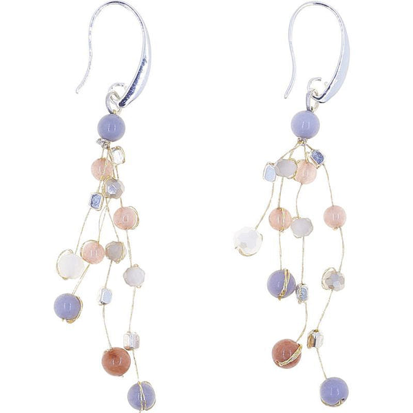 earrings - Akha Floating Earrings in Pearl - Girl Intuitive - Marquet -