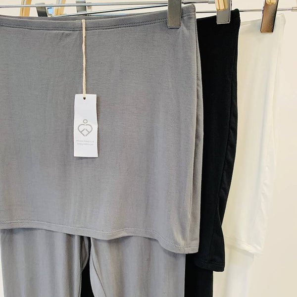 Leggings - Fabina Bamboo One Piece Skirted Legging - Girl Intuitive - Fabina -