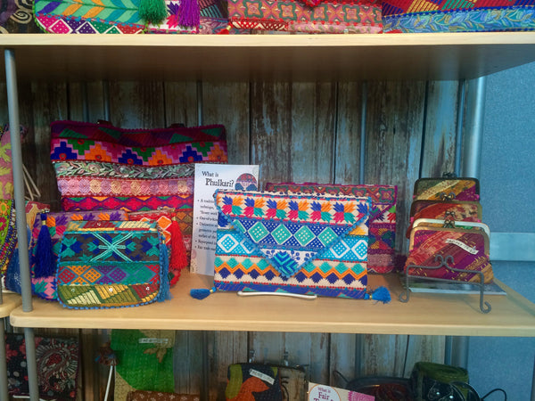 Bags - Phulkari Bohemian Clutch - Girl Intuitive - WorldFinds -