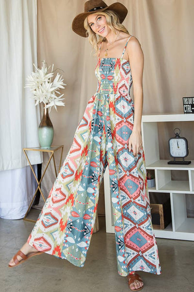 Tribal 2025 print jumpsuit