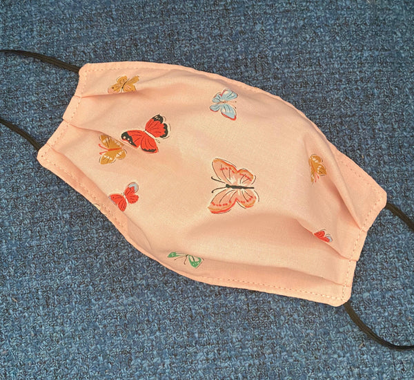 Mask - Organic Cotton Face Mask for Kids - Girl Intuitive - Natalie Therese - Small Kids Size / Pink