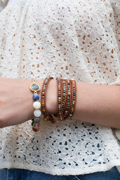 bracelet - Chan Luu Multi Tassel Stretch Bracelet - Girl Intuitive - Chan Luu -