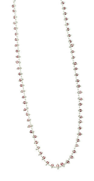 Necklace - Jillery Beaded Charm Initial Necklace - Girl Intuitive - Jillery -