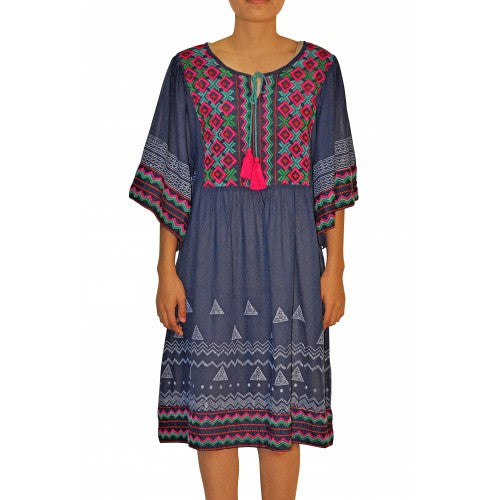 Dolma Mexican Embroidery Dress Dolma Mexican Embroidery Dress