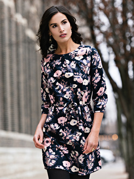 Dresses - Mata Traders Monet Shirtdress Watercolor - Girl Intuitive - Mata Traders -