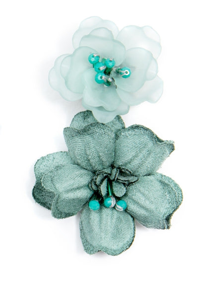 earrings - Realistic Floral Drop Earrings - Girl Intuitive - Zenzii -