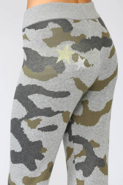 Pants - Fate Camo Knit Joggers Pants - Girl Intuitive - Fate -