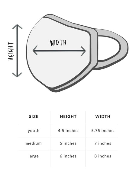 Mask - GOTS Organic Cotton Face Mask - Girl Intuitive - Colored Organics -