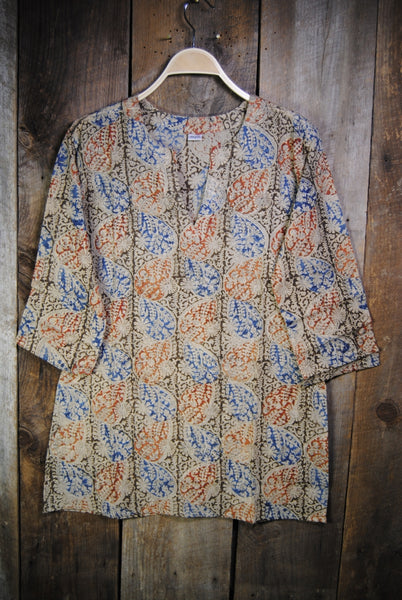 Tunic - Cotton Shiva Tunic Earth Tones - Girl Intuitive - Nusantara -